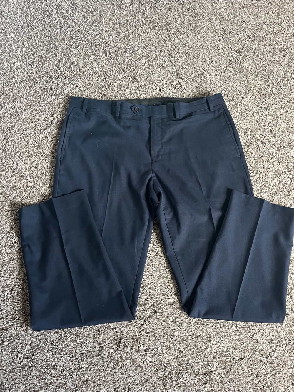 38x30 Ralph Lauren Men's Navy Dress Pants